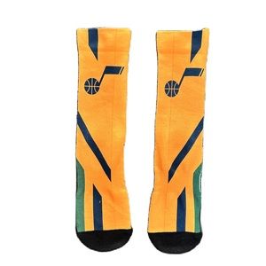 NBA UTAH JAZZ  MENS SIZE L/XL CREW SOCKS